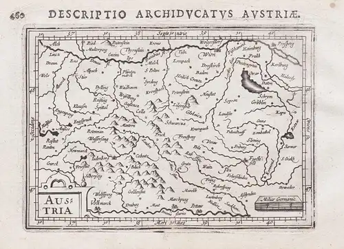 Austria - Österreich Austria Autriche map Karte carte