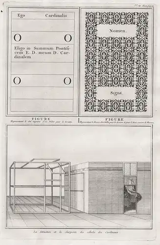 Figure Representant le cote imprime d'un Billet pour le Scrutin / Figure Representant le Revers d'un Billet po