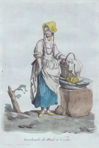 Marchande de Miel a Vienne - Honey Merchant Honig Händler Wien Viena Österreich Austria costume Tracht