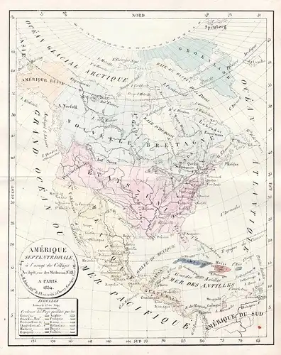 Amerique Septentrionale - North America Nordamerika United States California Florida