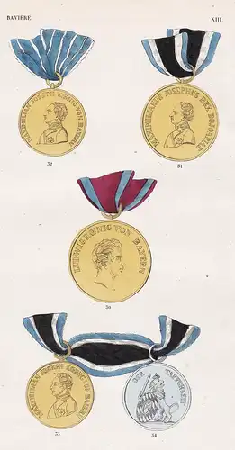 Baviere. XIII.  - Königreich Bayern Bavaria order Orden medal decoration Medaille