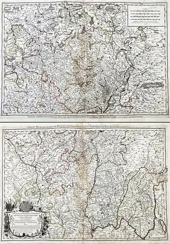 Le Gouvernement General du Duché de Bourgogne et de la Bresse, ou sont divisez Onze Grand Balliages et Dix Bal