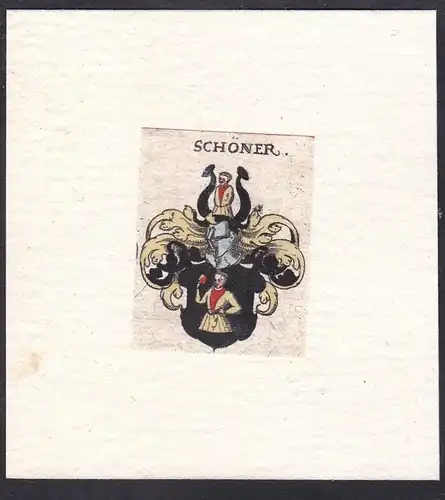 Schöner - Wappen Adel coat of arms heraldry Heraldik