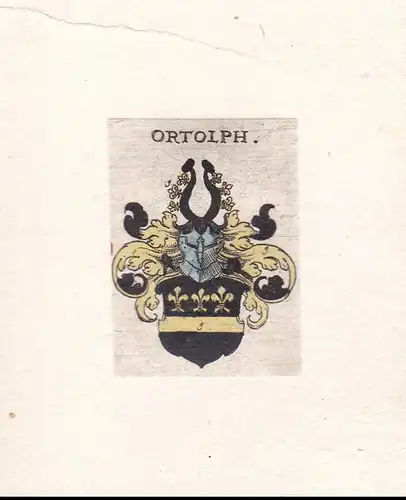 Ortolph - Ortolf Wappen Adel coat of arms heraldry Heraldik