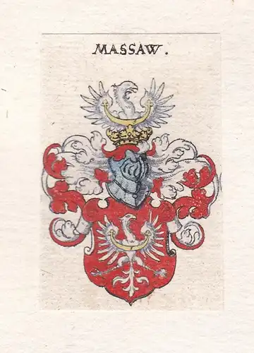 Massaw - Massau Wappen Adel coat of arms heraldry Heraldik