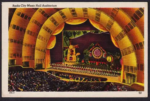 Radio City Music Hall Auditorium - Radio City Music Hall Konzertsaal Manhattan New York / entertainment venue