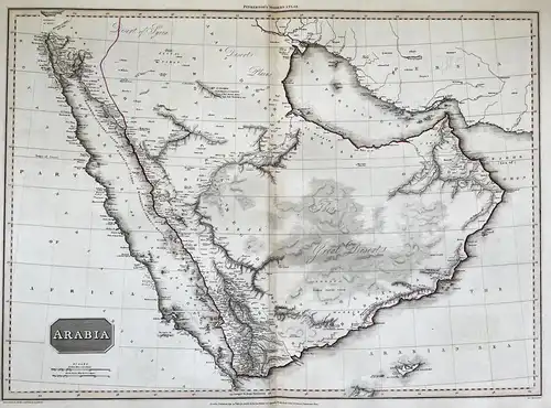 Arabia - Arabia Red Sea Persian Gulf Oman Karte map