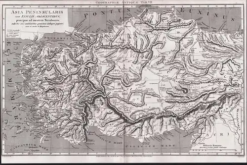 Asia Peninsularis cum Insluis adjacentibus praecipue ad mentem Strabonis - Turkey Türkei Türkiye