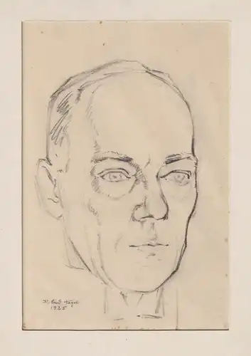 Josef Zizler (1881-1955) Architekt Mannheim Portrait