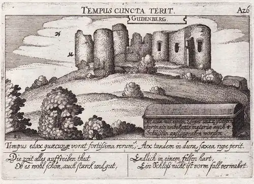 Gudenberg - Burg Gutenburg / Gutenberg b. Bad Kreuznach / Rheinland-Pfalz