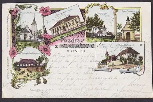 Pozdrav z Mladosovic A Okoli - Mladosovice Böhmen Bohemia Czech Cechy Cesko Tschechien Ansichtskarte Postkarte
