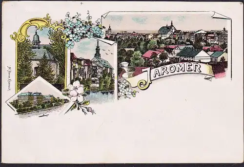 Jaromer - Gruss aus Jaromer Böhmen Bohemia Czech Cechy Cesko Tschechien Ansichtskarte Postkarte AK postcard