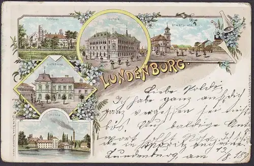 Lundenburg - Breclav Böhmen Bohemia Czech Cechy Cesko Tschechien Ansichtskarte Postkarte AK postcard