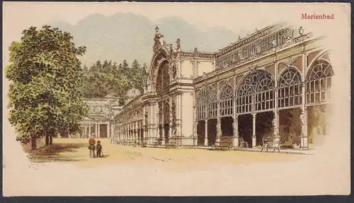 Marienbad - Marianske Lazne Böhmen Bohemia Czech Cechy Cesko Tschechien Ansichtskarte Postkarte AK postcard