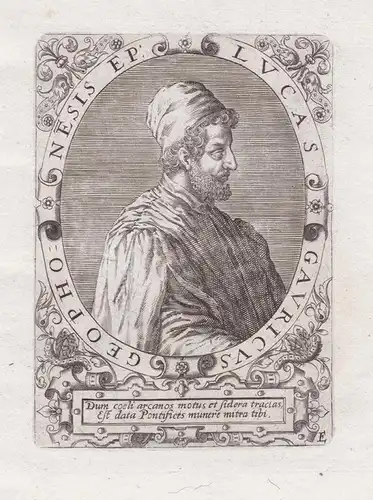 Lucas Gauricus Geophonesis Ep: - Luca Gaurico (1475-1558) astrologer astronomer mathematician Mathematiker Ast