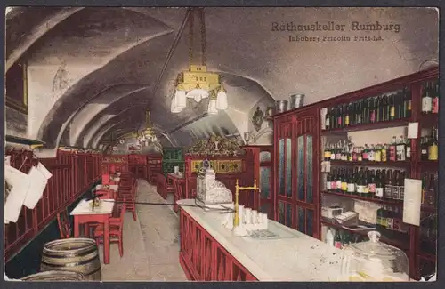 Rathauskeller Rumburg - Rumburk Böhmen Bohemia Czech Cechy Cesko Tschechien Ansichtskarte Postkarte AK postcar