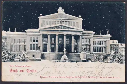 Gruß aus Berlin - Kgl.Schauspielhaus  Postkarte Ansichtskarte AK postcard