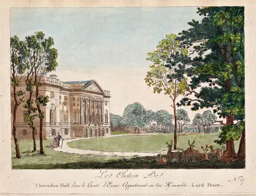 Thorndon Hall dans le Comte d'Essex Appartenenat autres Honorable Lord Petre - Thorndon Hall Ingrave Essex Eng