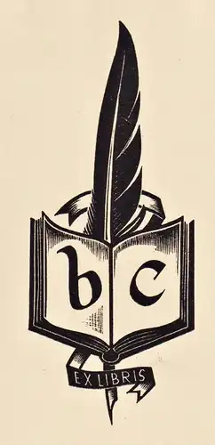 b c Ex Libris - Exlibris ex-libris Ex Libris Australia Australien bookplate