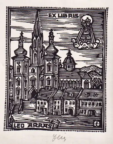 Leo Arras - Exlibris ex-libris bookplate