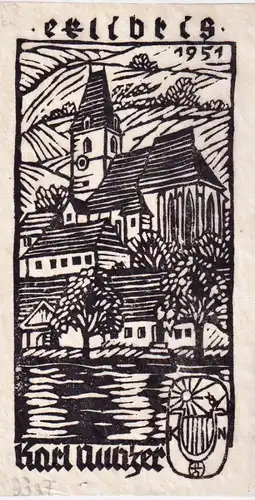 Karl Nunzer - Exlibris ex-libris bookplate