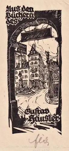 Lerperger - Exlibris ex-libris bookplate