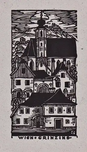 Wien - Erinzing - Exlibris ex-libris bookplate