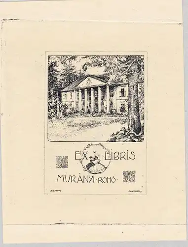 Ex Libris Muranyi Roho - Exlibris ex-libris Ex Libris bookplate