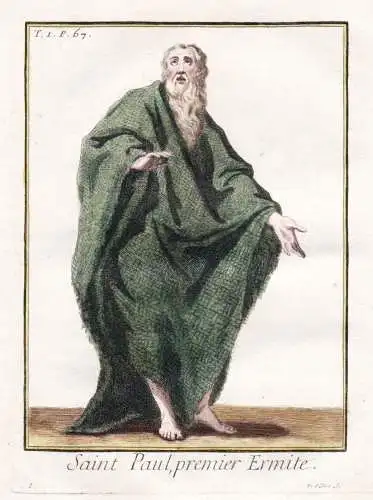 Saint Paul, premier Ermite - Paul the Apostle Paulus von Tarsus Heiliger / costume Tracht costumes Trachten