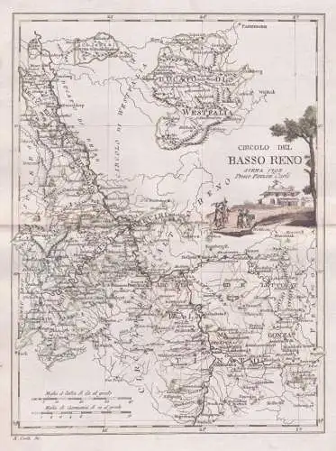 Circolo del Basso Reno - Niederrhein Rhein Köln Düsseldorf / Bingen Koblenz Bonn Heidelberg Mannheim Speyer