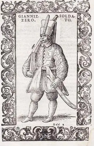 Giannizzero Soldato - Janissary Janitscharen Ottoman Empire Osmanisches Reich / Persia Persien Türkei Turkey