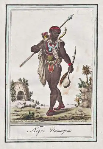 Negre Namaquas. - South Africa Nama Südafrika people Afrika Tracht costumes