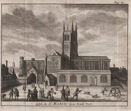 Eglise de St. Marie dans South Wark. - Southwark Cathedral London England
