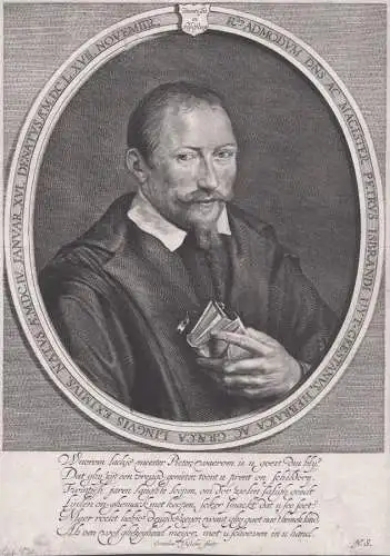Admodum Dns. ac Magister Petrus Isbrandi... - Pieter Isbrand (1604-1650) Dutch scholar hebraist Portrait