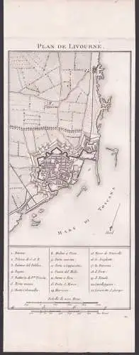 Plan de Livourne- Livorno Toskana Toscana Tuscany / Italy Italien Italia