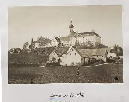 Andechs von Ost-Süd - Andechs LK Starnberg Bayern