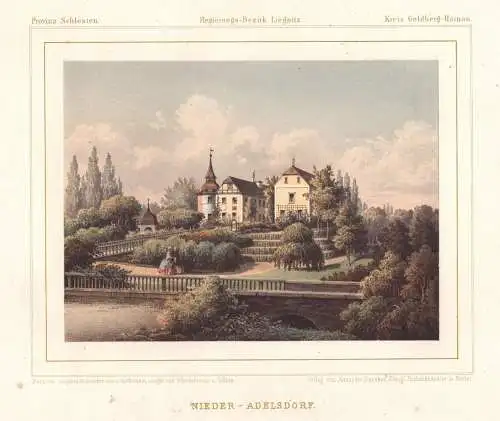 Nieder-Adelsdorf - Schloss Adelsdorf Zagrodno Zlotoryjski / Polska / Polen / Poland