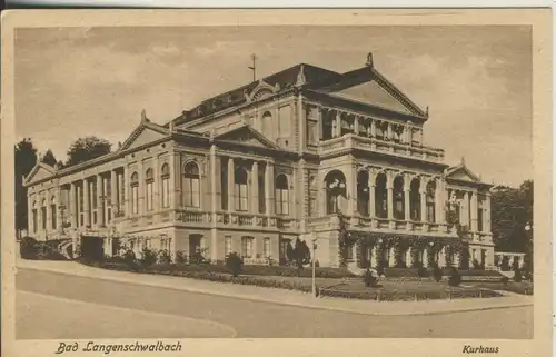 Bad Langenschwalbach v. 1925 Das Kurhaus (AK697) 