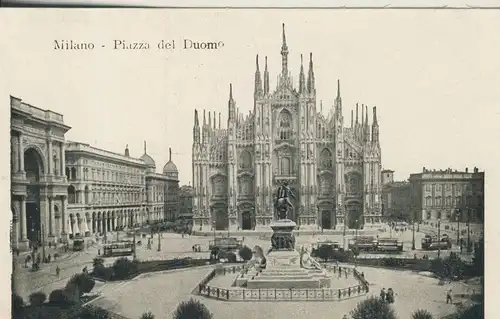 Milano v. 1914 Piazza del Duomo (AK1066)