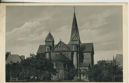 Merzig v. 1942 Kath. Pfarrkirche (AK1149)