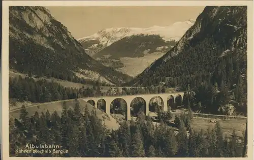 Bergün v. 1934 Albulabahn (AK1180) 