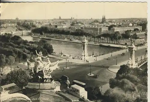 Paris v. 1952 Teil-Stadt-Ansicht (AK2873)