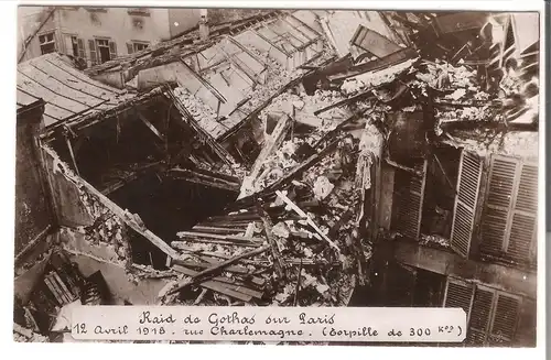 Raid de Gothas sur Paris - von 1918 (AK4227)