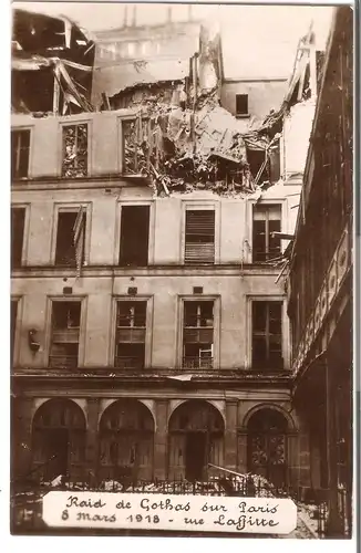 Raid de Gothas sur Paris - von 1918 (AK4238) 
