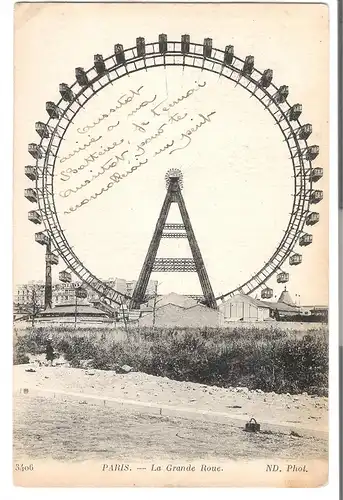 Paris - La Grande Roue von 1917 (AK4621)