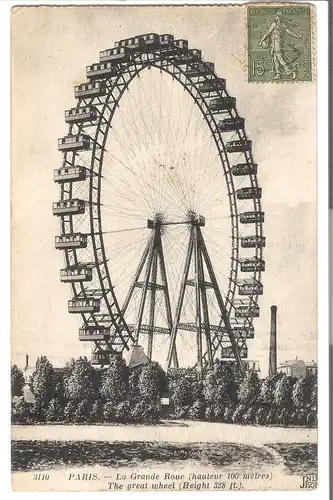 Paris - La Grande Roue von 1918 (AK4622)