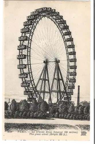 Paris - La Grande Roue von 1904 (AK4623)