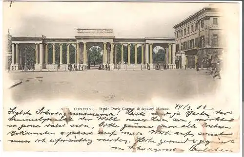 London - Hyde Park Corner & Apsley House v. 1902 (AK45529)