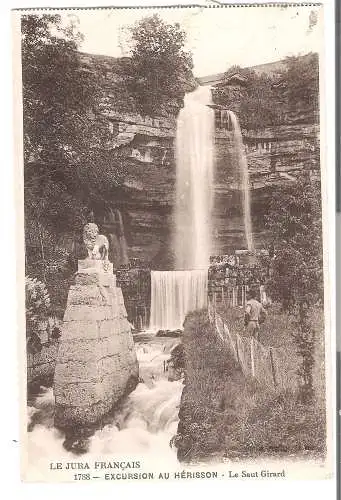 Le Jura Francais Excursion au Herisson Le Saut Girard   von 1909 (AK5324)