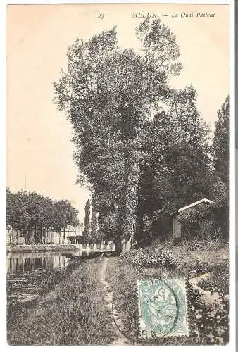 MELUN - Le Quai Pasteur von 1905 (AK5707)